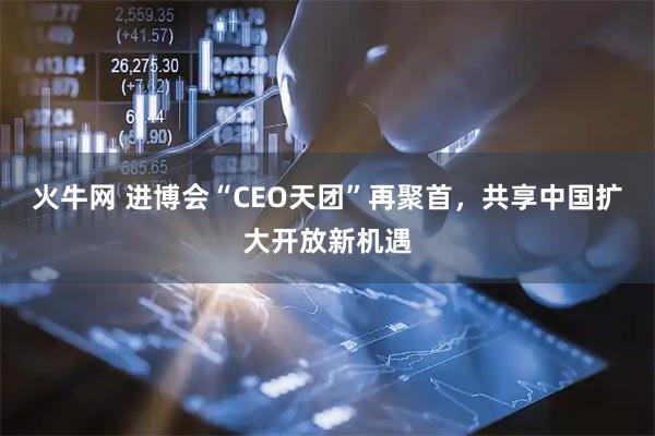 火牛网 进博会“CEO天团”再聚首，共享中国扩大开放新机遇